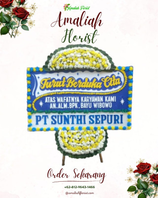 Papan Bunga Duka di Tanjung Pinang
